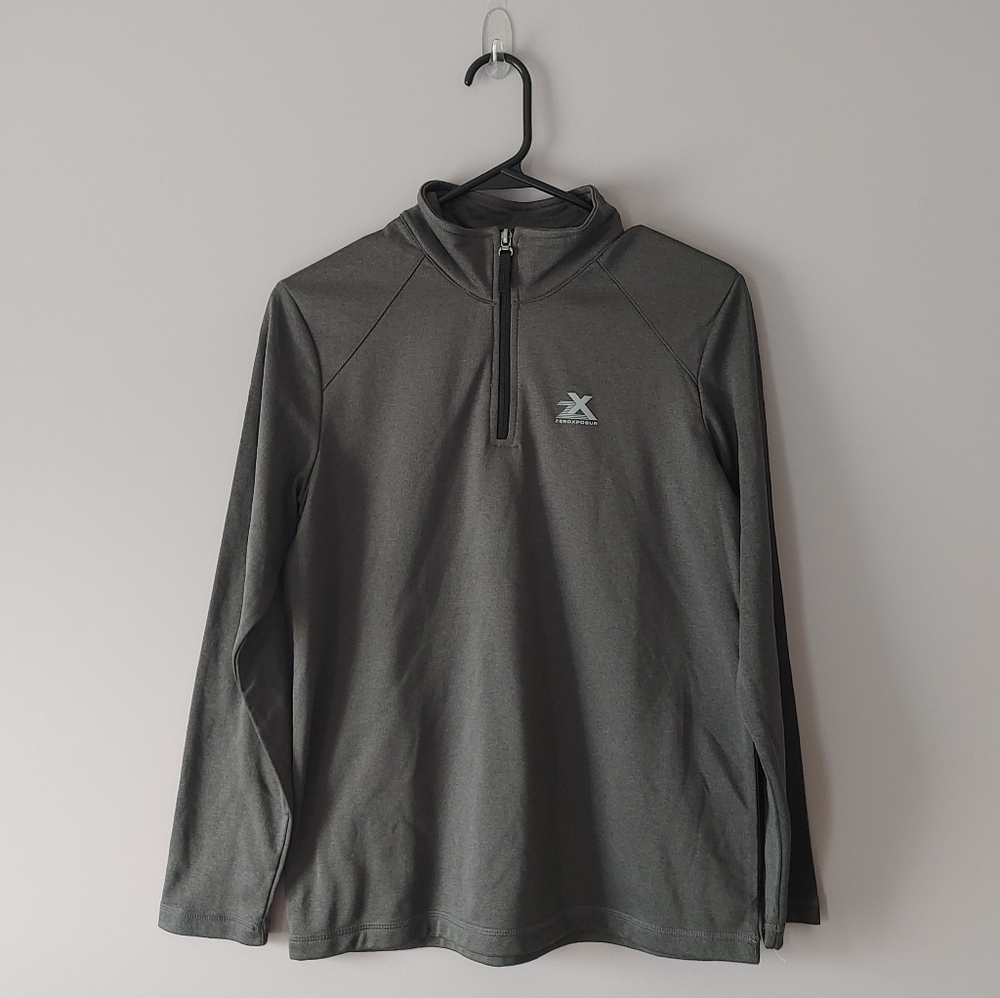 3/4 Zip Long Sleeve Pullover Shirt